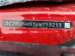 2019 Honda Hr-v Touring Red vin: 3CZRU6H93KM713213