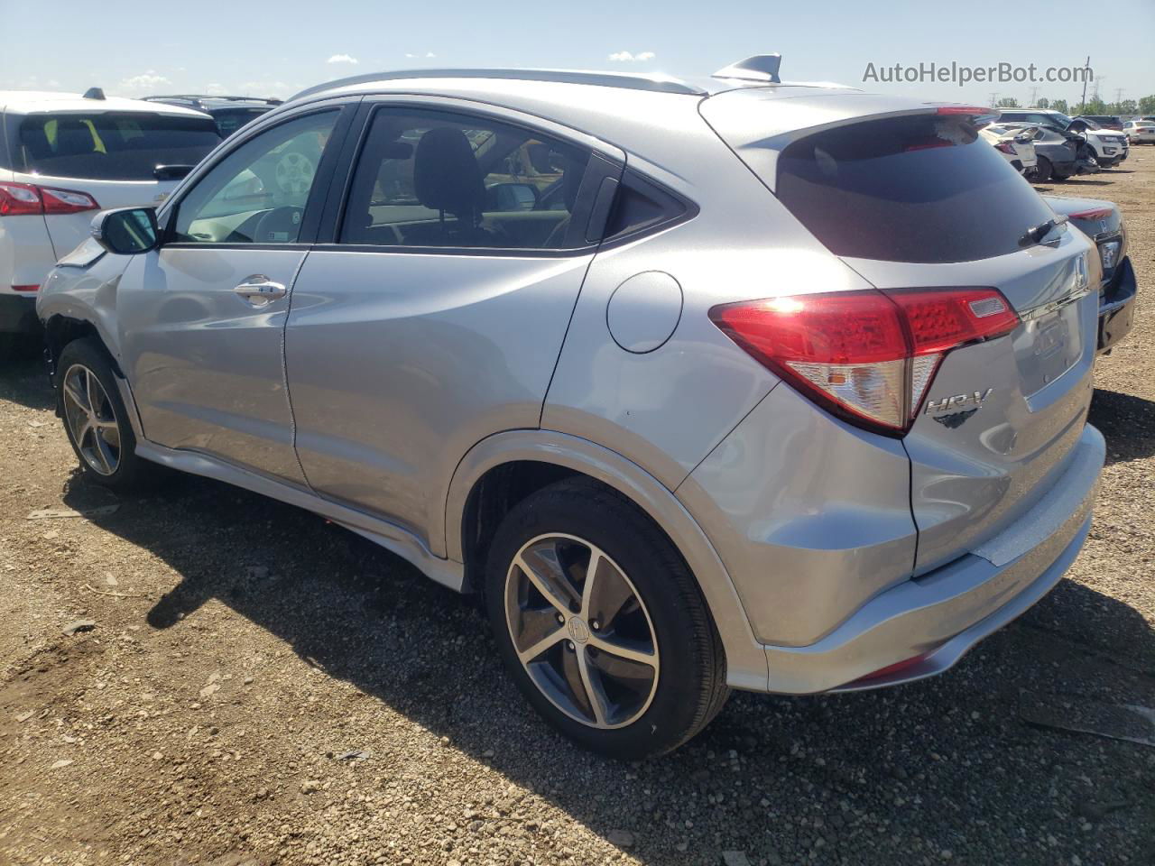 2019 Honda Hr-v Touring Silver vin: 3CZRU6H93KM715124