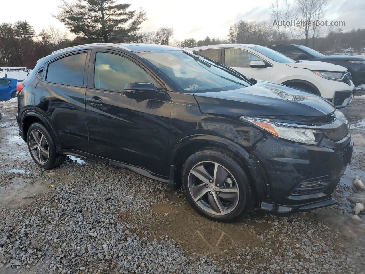 2019 Honda Hr-v Touring Black vin: 3CZRU6H95KM700611