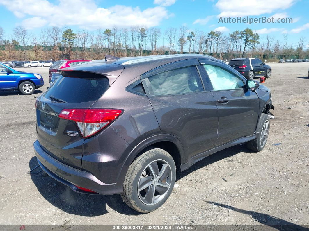 2019 Honda Hr-v Touring Gray vin: 3CZRU6H95KM701113