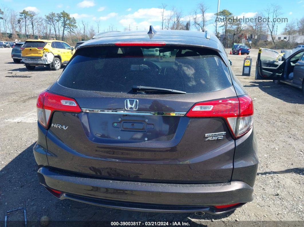 2019 Honda Hr-v Touring Gray vin: 3CZRU6H95KM701113