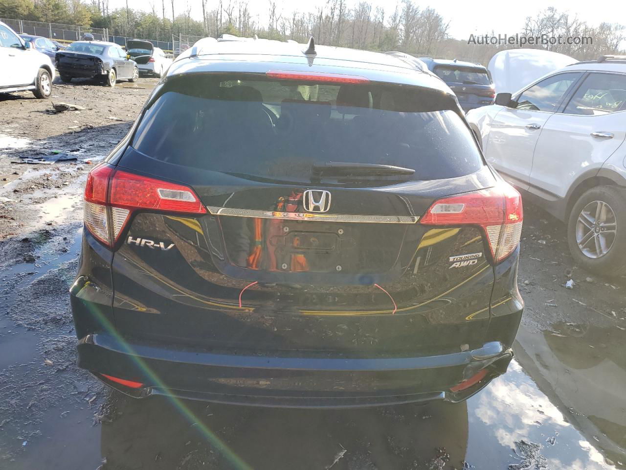 2019 Honda Hr-v Touring Black vin: 3CZRU6H95KM718512