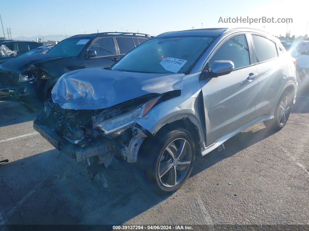 2019 Honda Hr-v Touring Silver vin: 3CZRU6H96KM711651