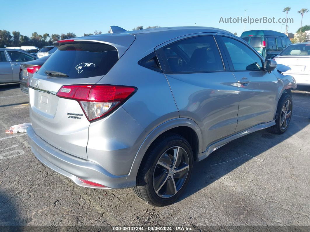 2019 Honda Hr-v Touring Silver vin: 3CZRU6H96KM711651