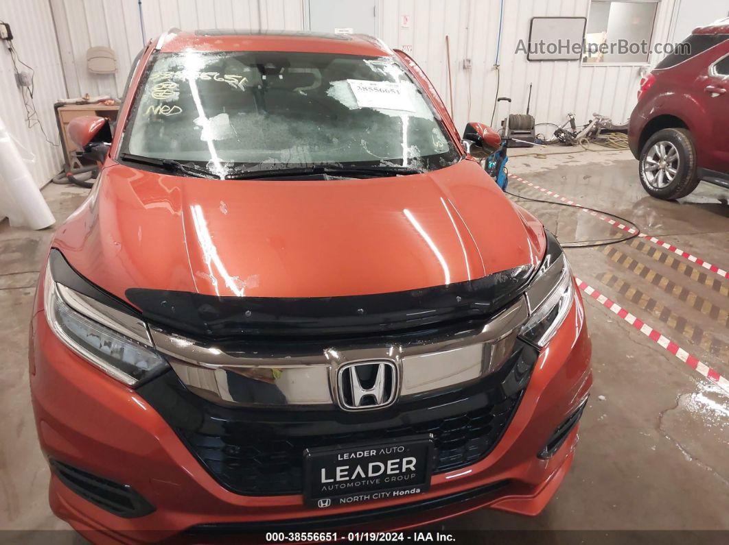 2019 Honda Hr-v Touring Orange vin: 3CZRU6H96KM715411