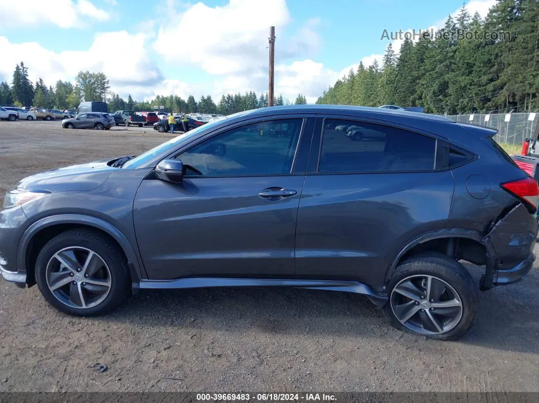 2019 Honda Hr-v Touring Gray vin: 3CZRU6H98KM700389