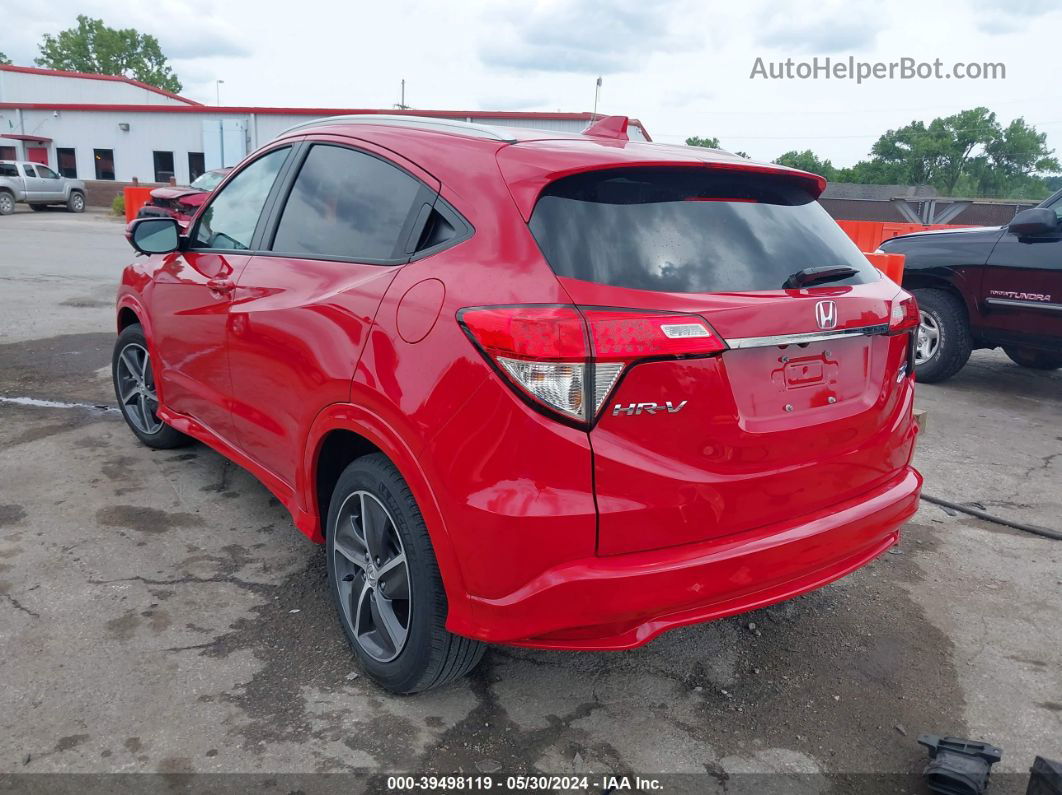 2019 Honda Hr-v Touring Red vin: 3CZRU6H98KM712073