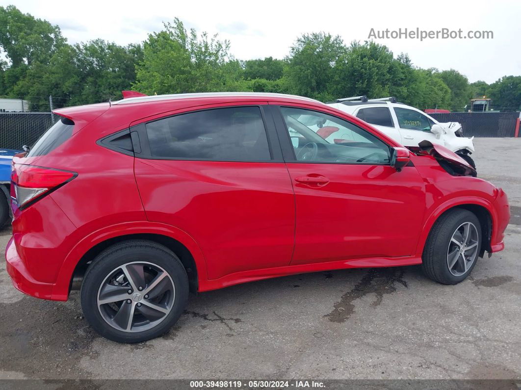 2019 Honda Hr-v Touring Red vin: 3CZRU6H98KM712073