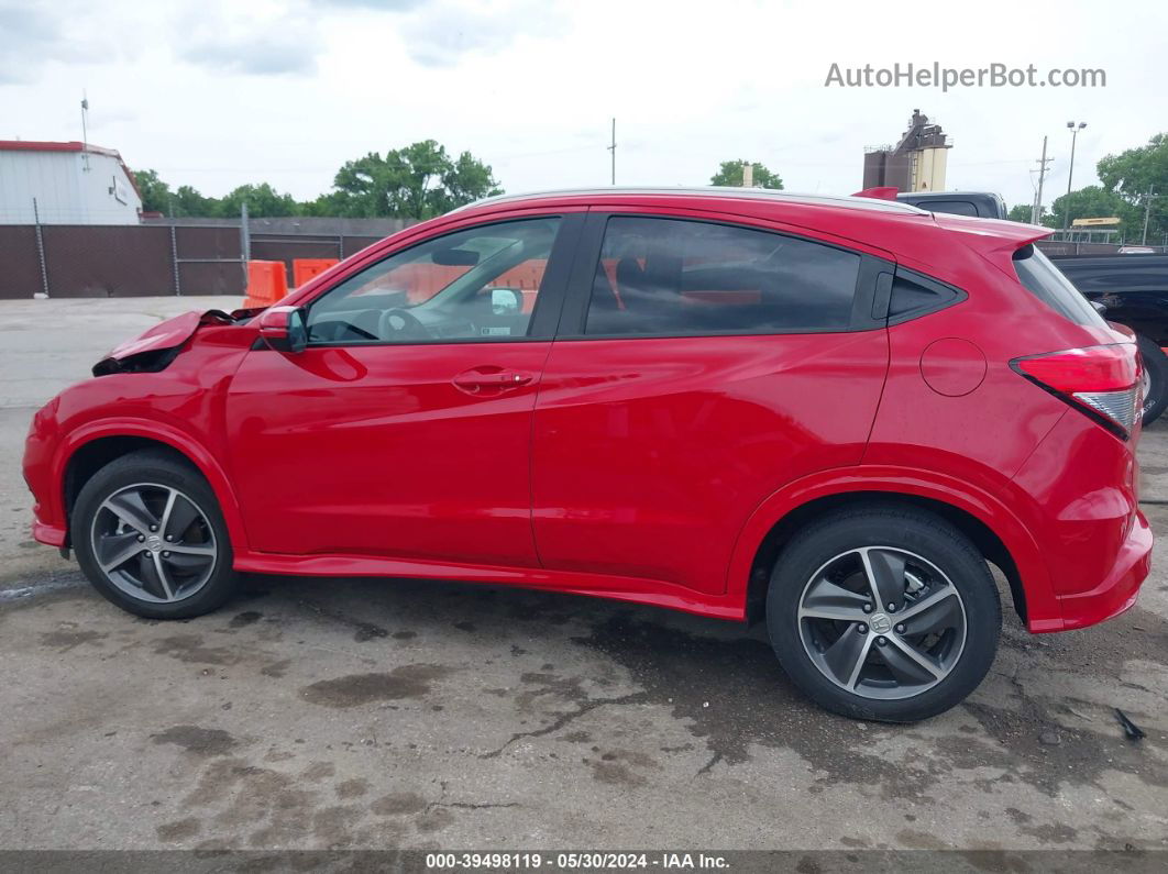 2019 Honda Hr-v Touring Red vin: 3CZRU6H98KM712073