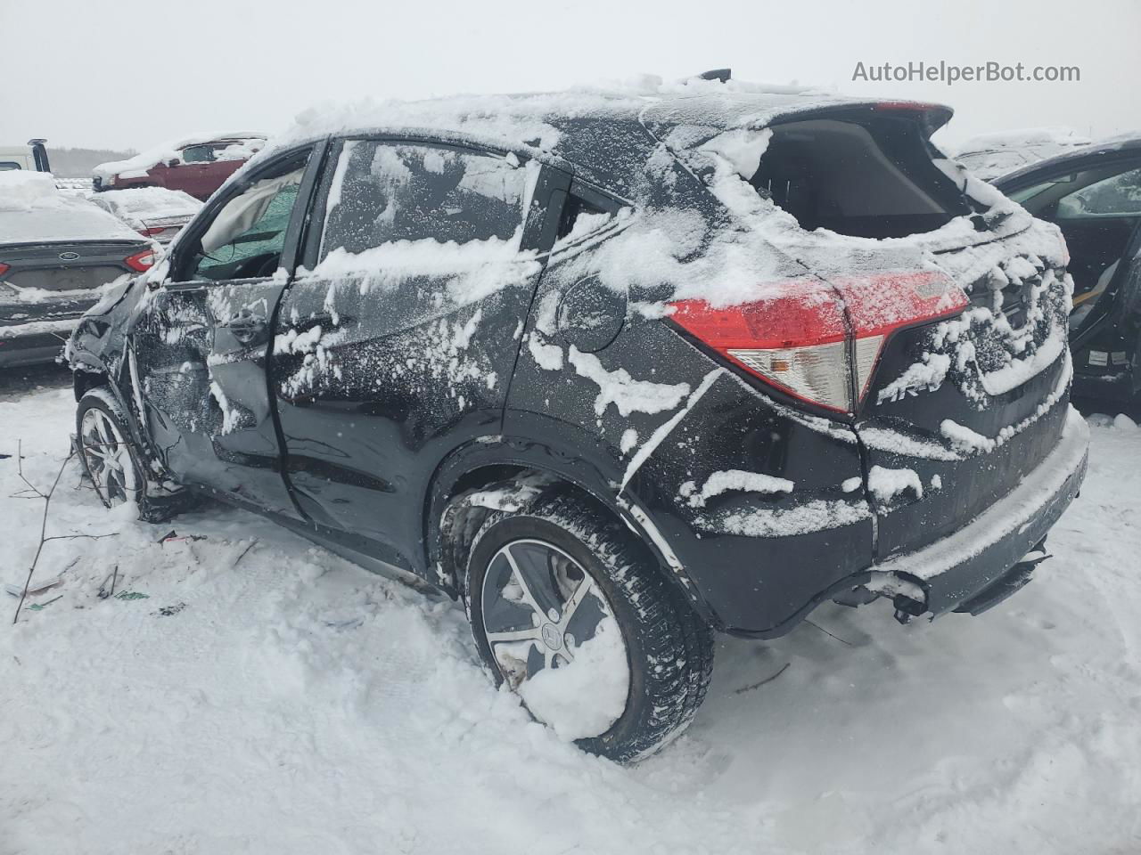 2019 Honda Hr-v Touring Black vin: 3CZRU6H99KM700613