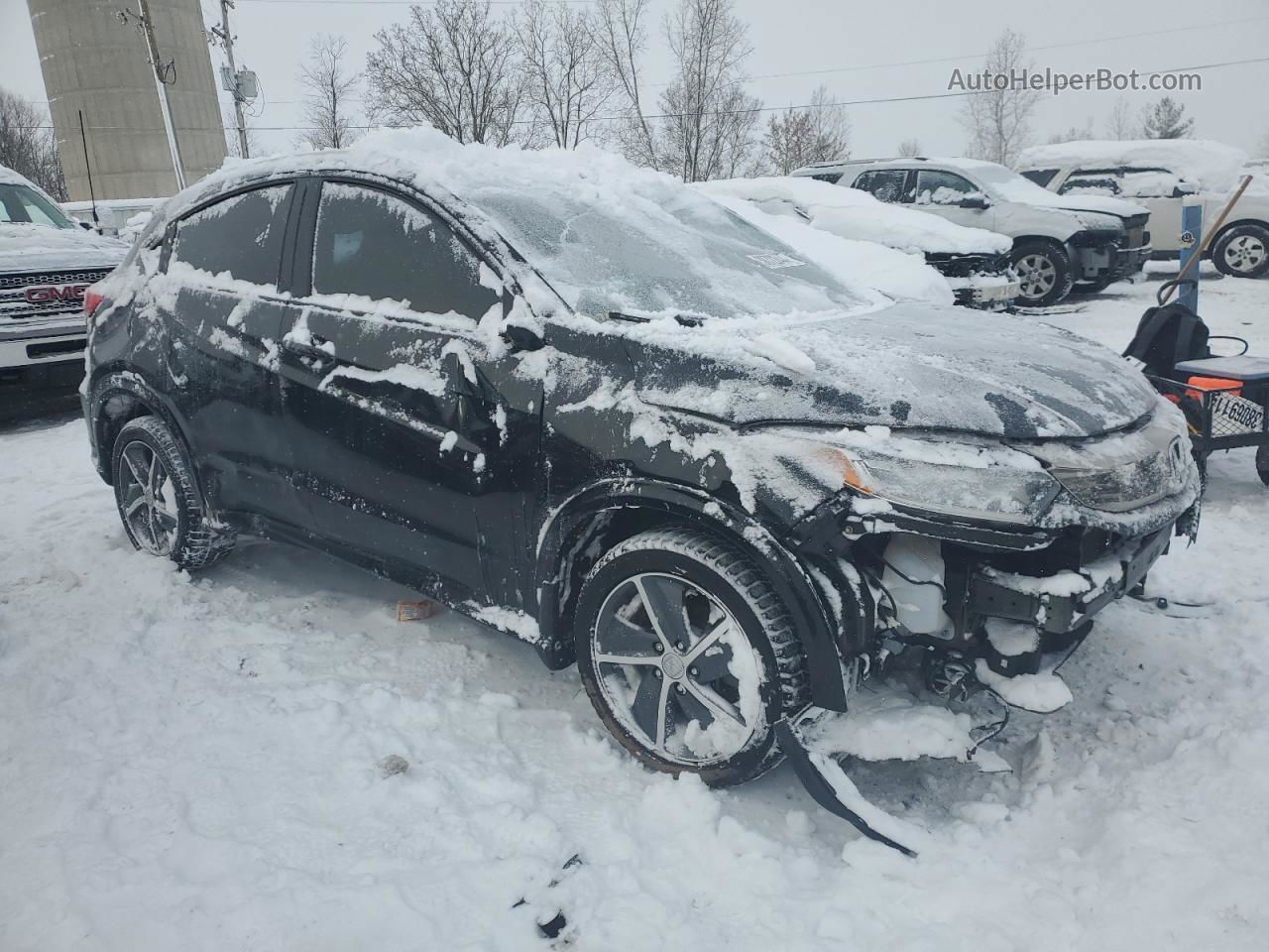 2019 Honda Hr-v Touring Black vin: 3CZRU6H99KM700613