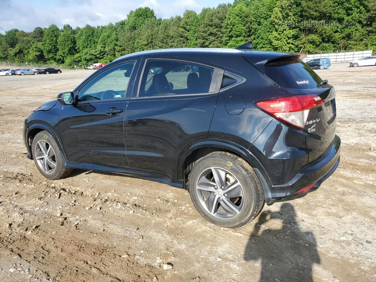 2019 Honda Hr-v Touring Black vin: 3CZRU6H9XKM701219