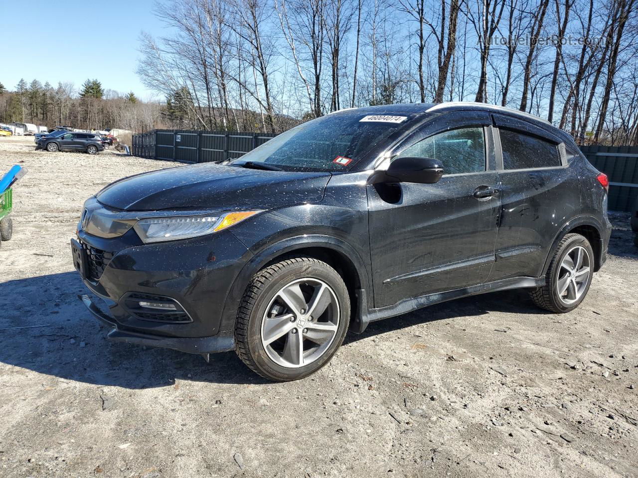 2019 Honda Hr-v Touring Black vin: 3CZRU6H9XKM702564