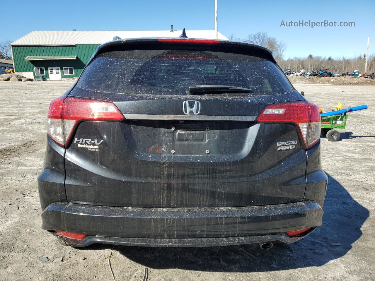 2019 Honda Hr-v Touring Black vin: 3CZRU6H9XKM702564