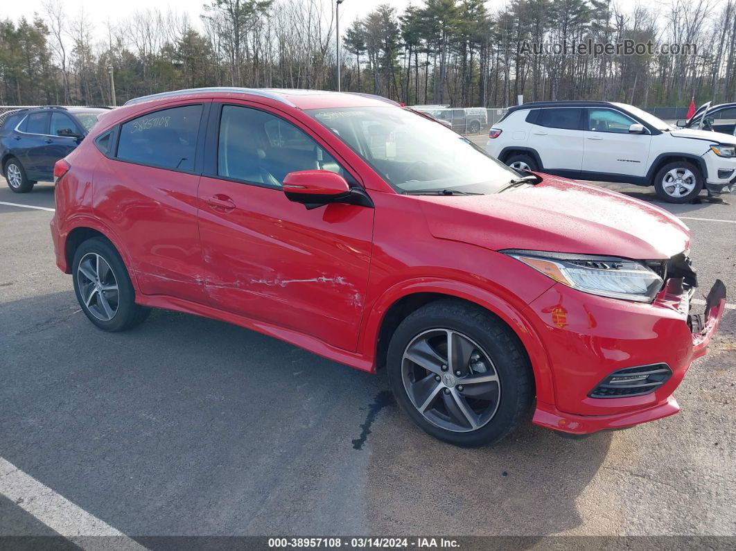 2019 Honda Hr-v Touring Красный vin: 3CZRU6H9XKM711216