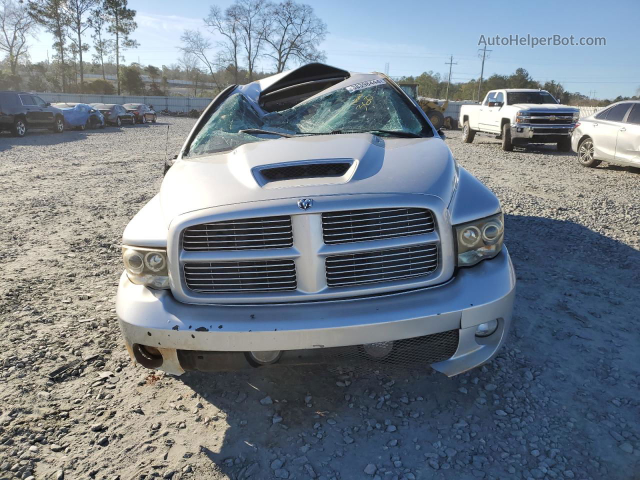 2005 Dodge Ram Srt10  Silver vin: 3D3HA18H45G814520