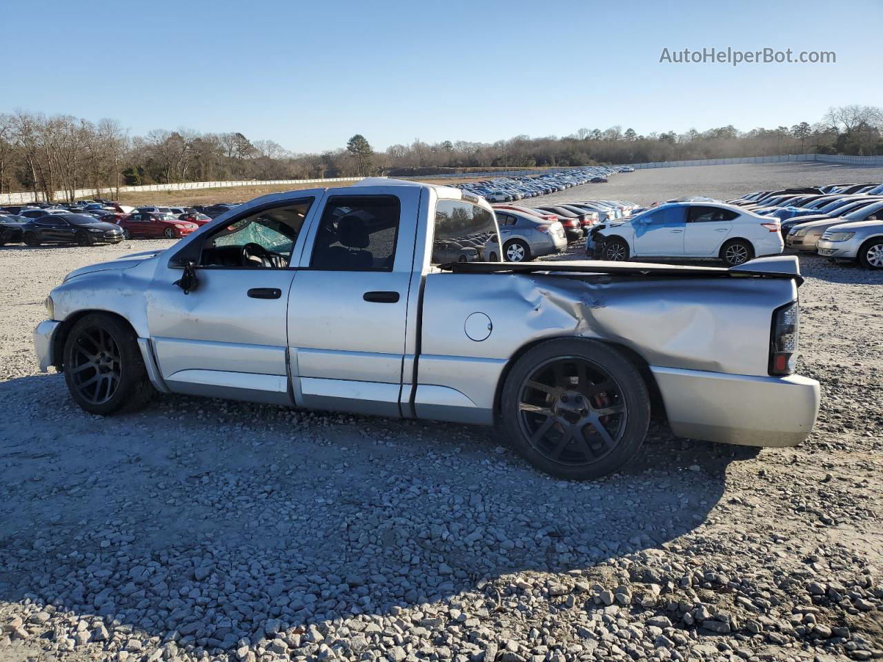 2005 Dodge Ram Srt10  Серебряный vin: 3D3HA18H45G814520