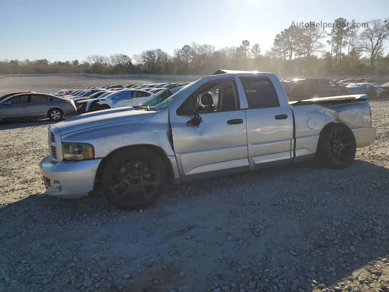 2005 Dodge Ram Srt10  Silver vin: 3D3HA18H45G814520