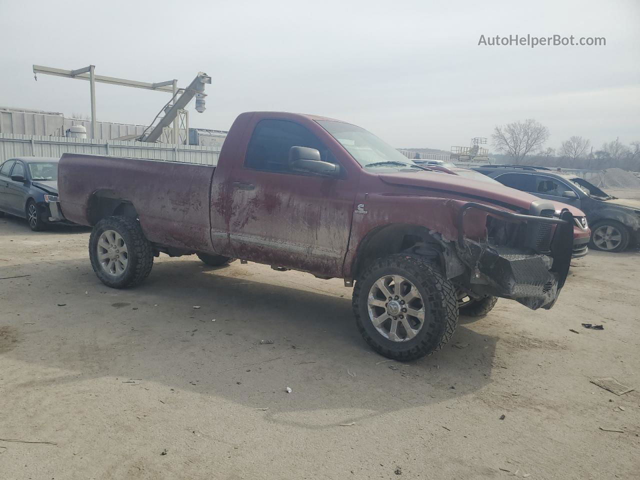 2006 Dodge Ram 2500 St Red vin: 3D3KS26C26G242509