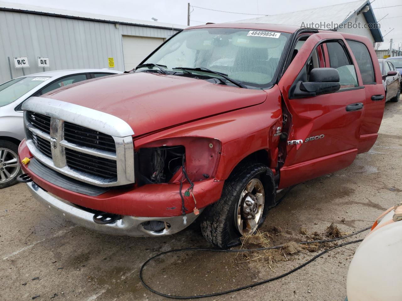 2006 Dodge Ram 2500  Burgundy vin: 3D3KS29C16G219802