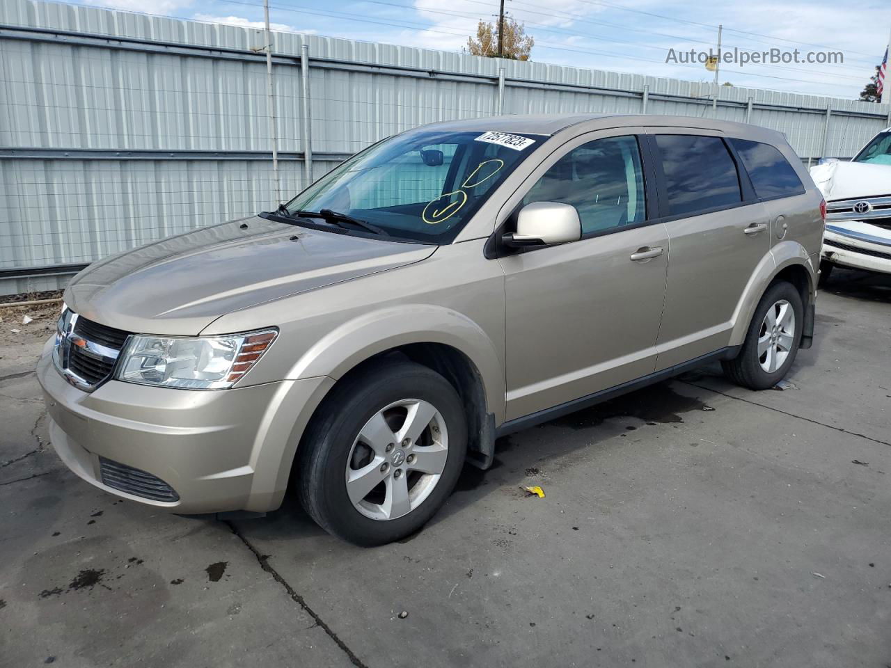 2009 Dodge Journey Sxt Beige vin: 3D4GG57V79T552526