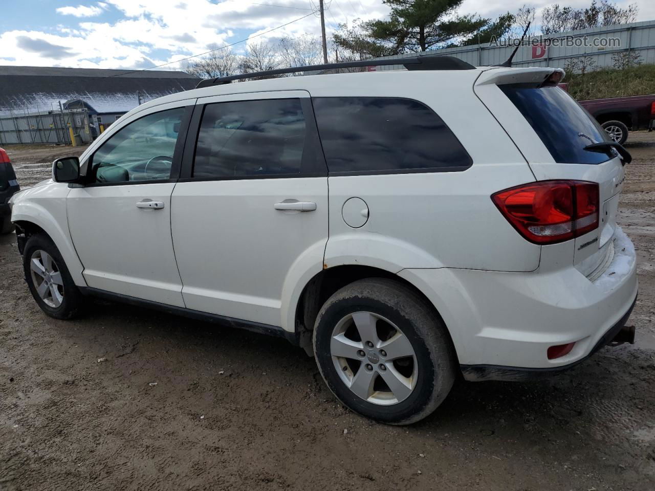 2011 Dodge Journey Mainstreet White vin: 3D4PG1FG0BT552627