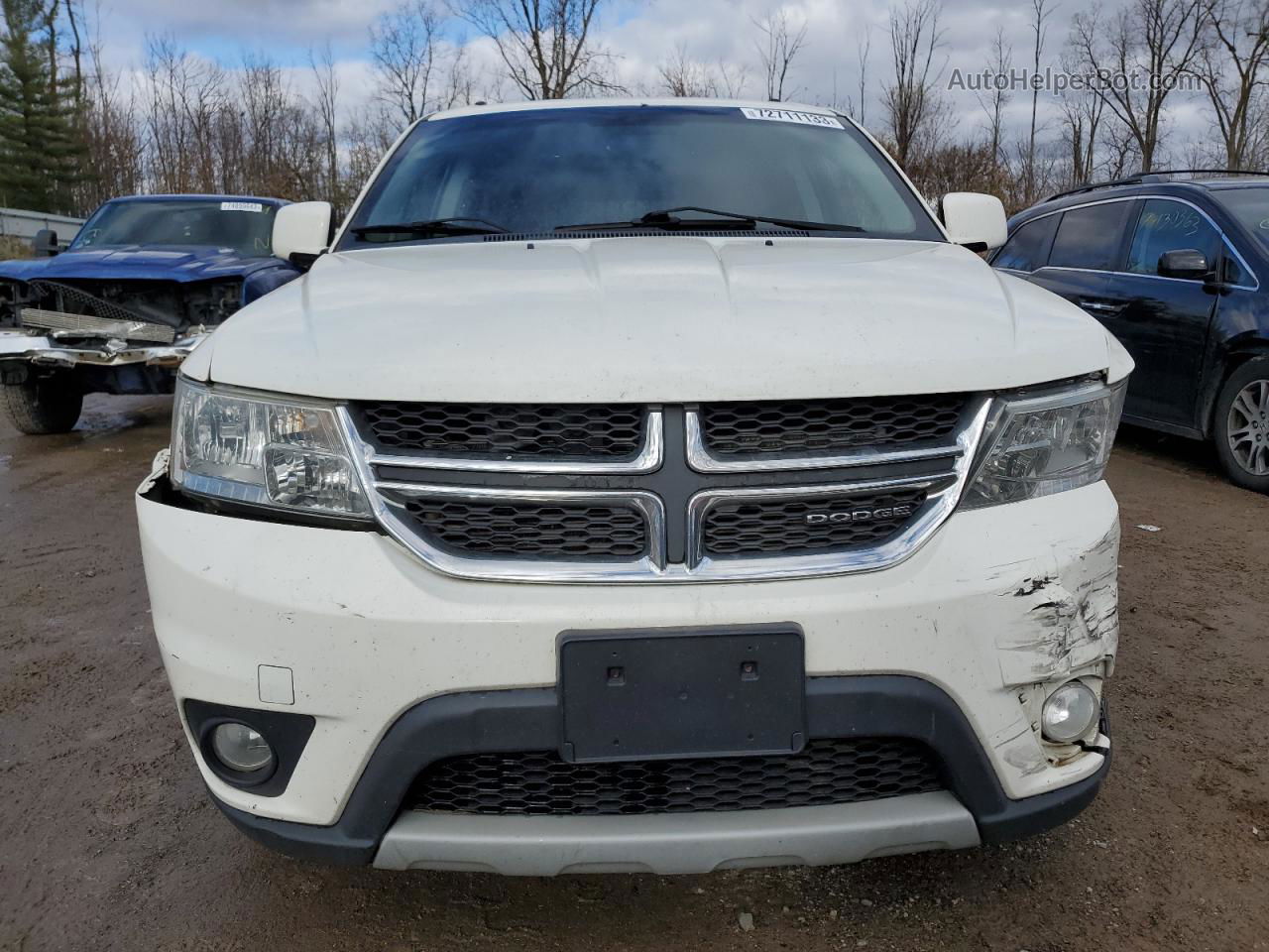 2011 Dodge Journey Mainstreet White vin: 3D4PG1FG0BT552627