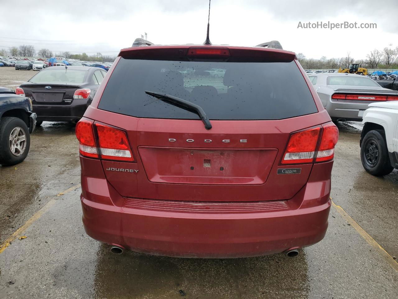 2011 Dodge Journey Mainstreet Burgundy vin: 3D4PG1FG1BT501850