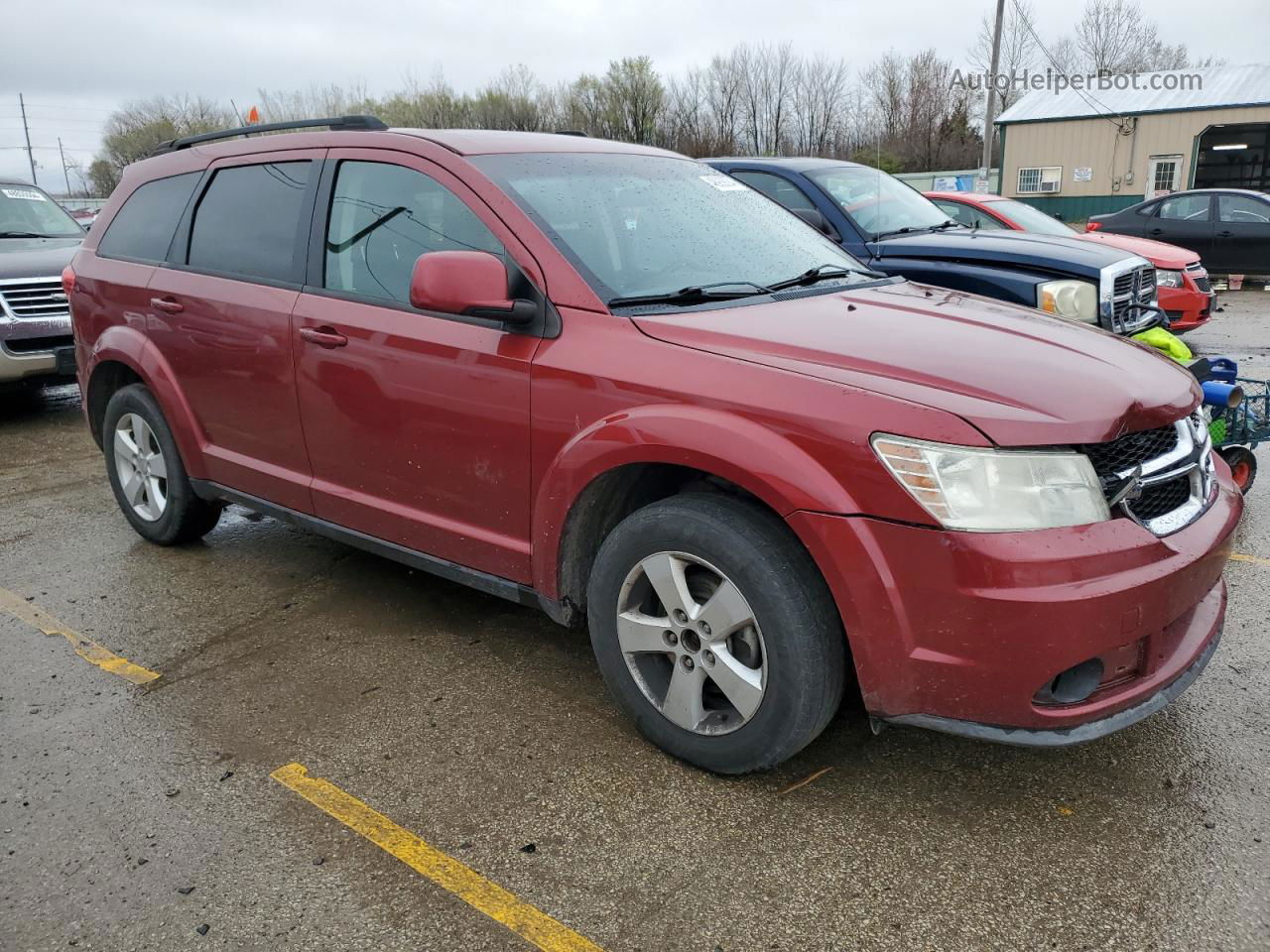 2011 Dodge Journey Mainstreet Burgundy vin: 3D4PG1FG1BT501850