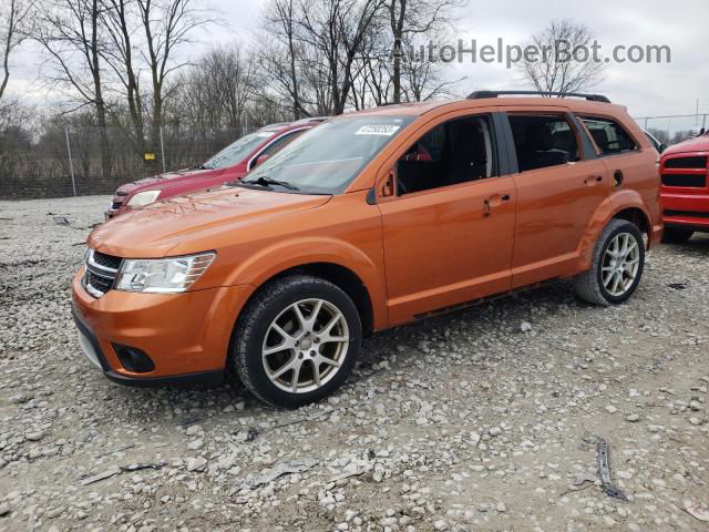 2011 Dodge Journey Mainstreet Оранжевый vin: 3D4PG1FG1BT540602