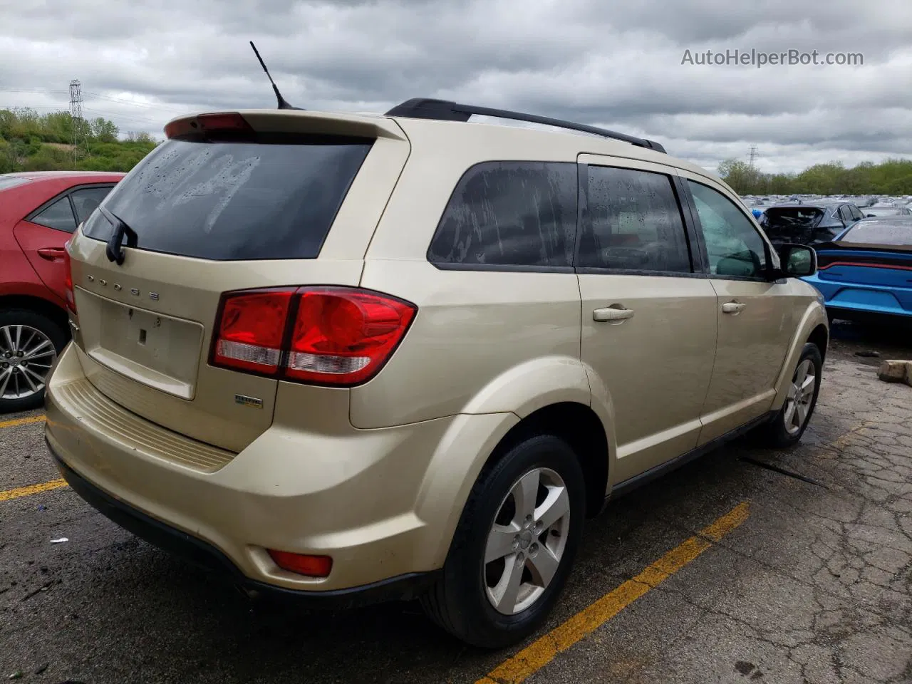 2011 Dodge Journey Mainstreet Бежевый vin: 3D4PG1FG1BT544181