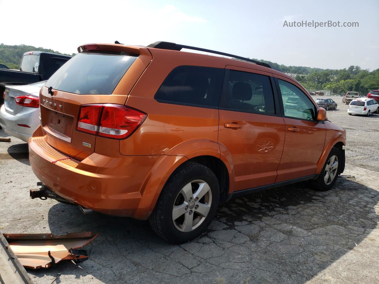 2011 Dodge Journey Mainstreet Orange vin: 3D4PG1FG2BT513943