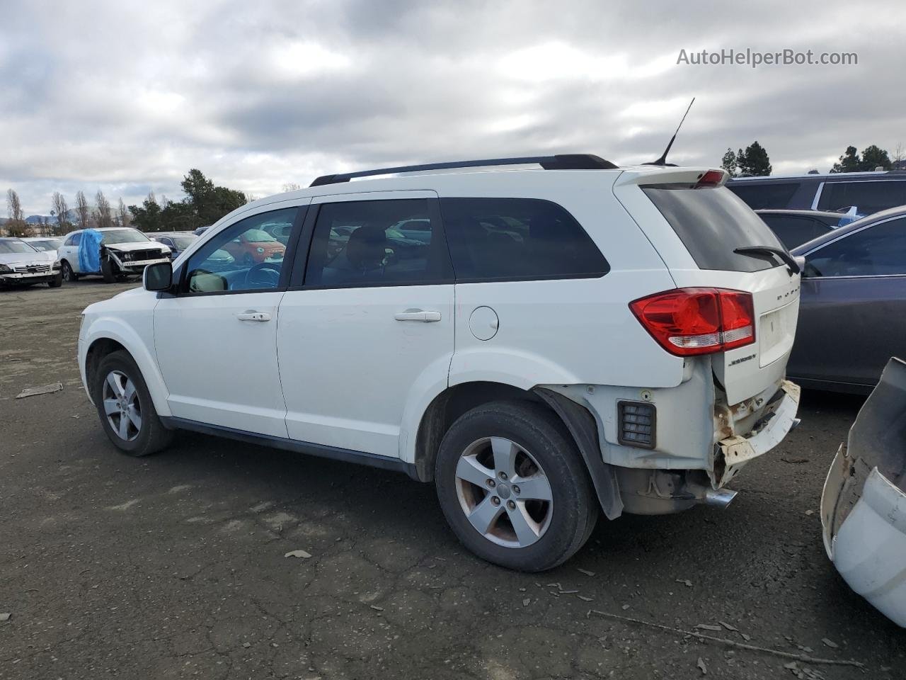 2011 Dodge Journey Mainstreet White vin: 3D4PG1FG2BT521265