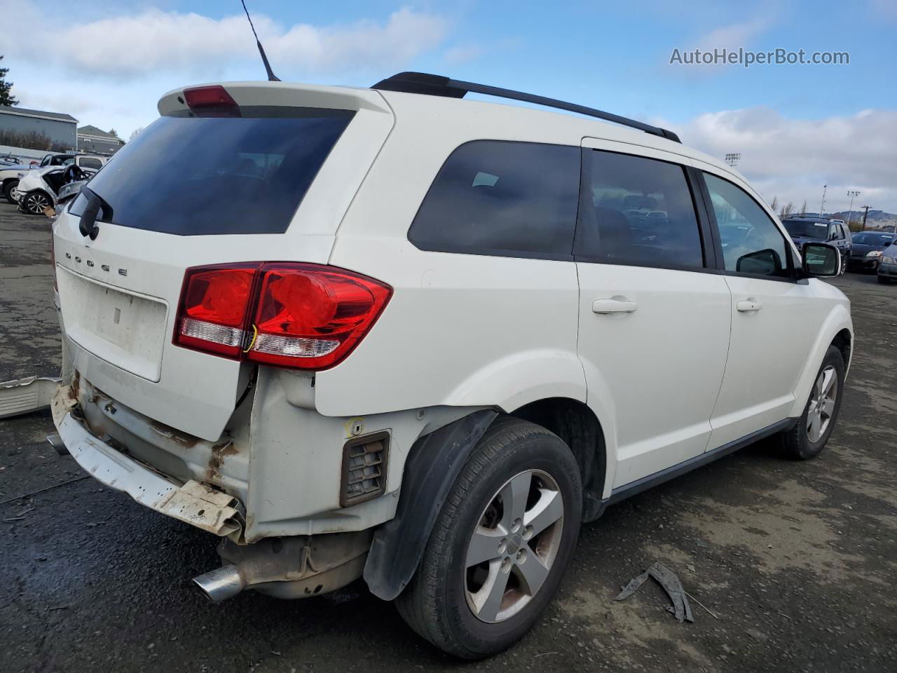 2011 Dodge Journey Mainstreet White vin: 3D4PG1FG2BT521265