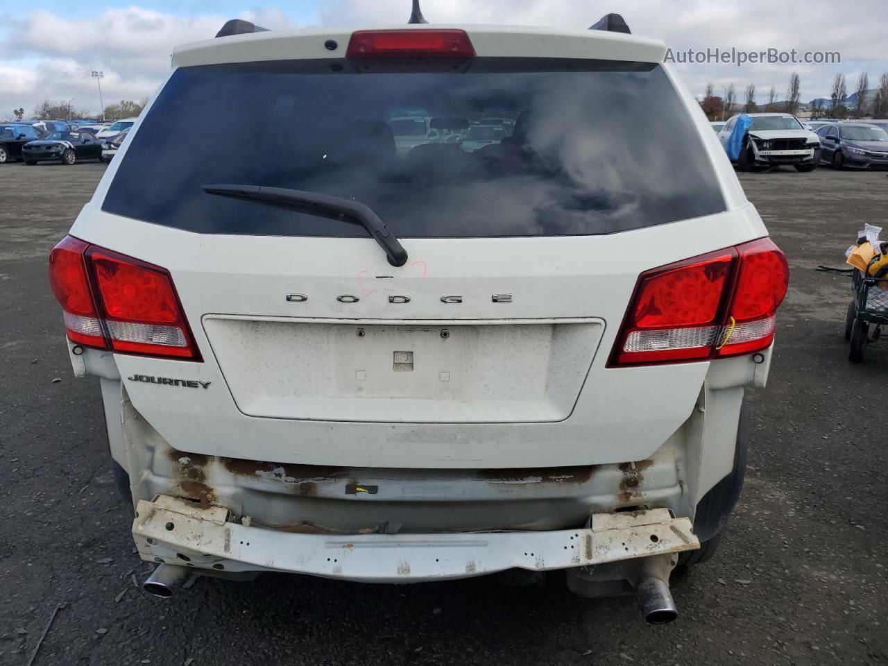 2011 Dodge Journey Mainstreet White vin: 3D4PG1FG2BT521265