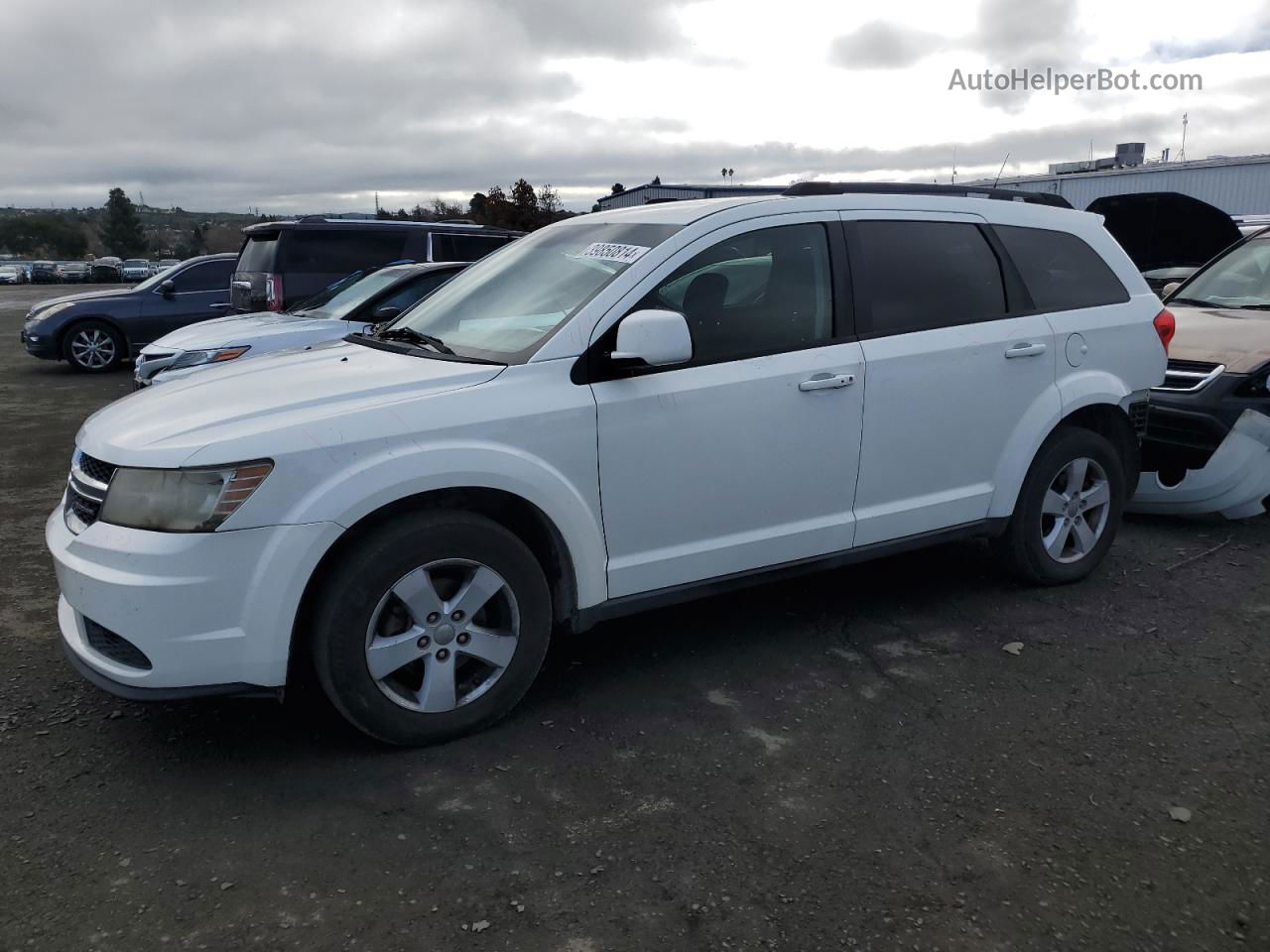 2011 Dodge Journey Mainstreet White vin: 3D4PG1FG2BT521265