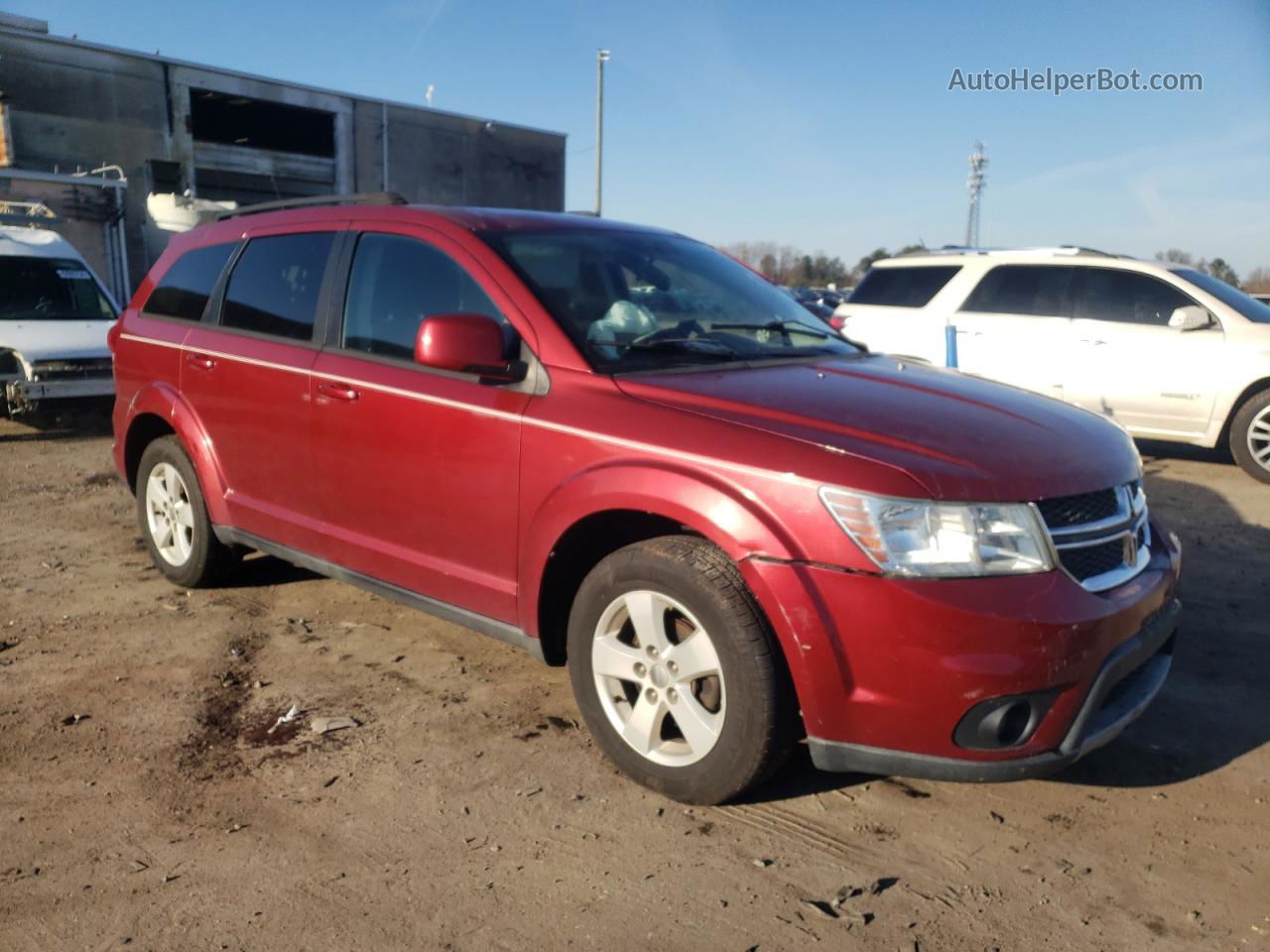 2011 Dodge Journey Mainstreet Red vin: 3D4PG1FG2BT538261