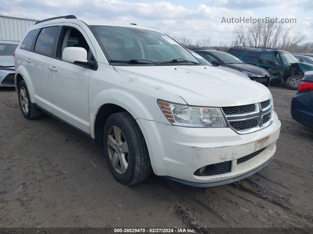 2011 Dodge Journey Mainstreet Белый vin: 3D4PG1FG3BT500456