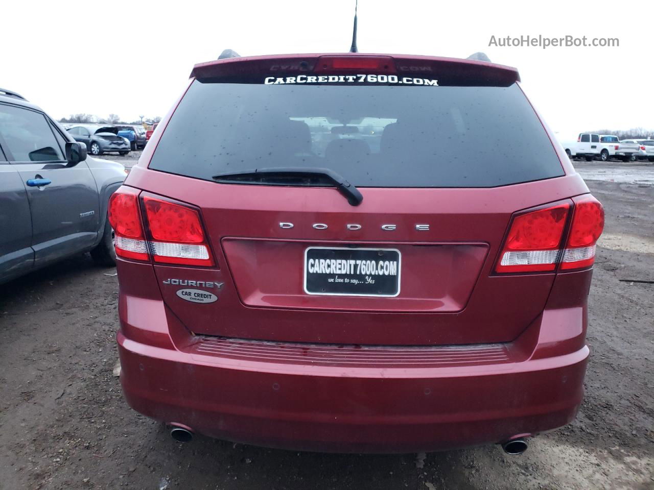 2011 Dodge Journey Mainstreet Burgundy vin: 3D4PG1FG3BT502000