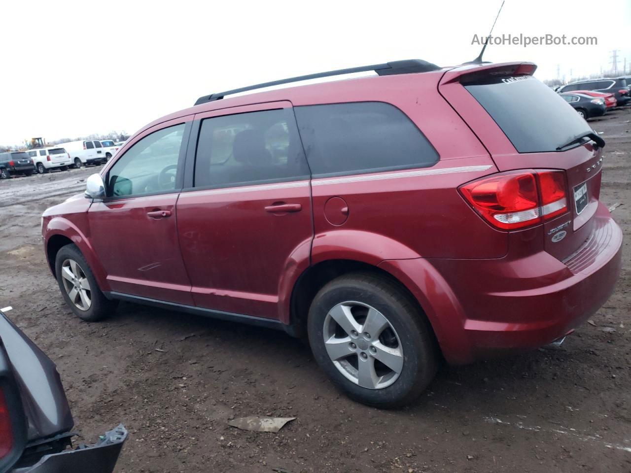 2011 Dodge Journey Mainstreet Burgundy vin: 3D4PG1FG3BT502000