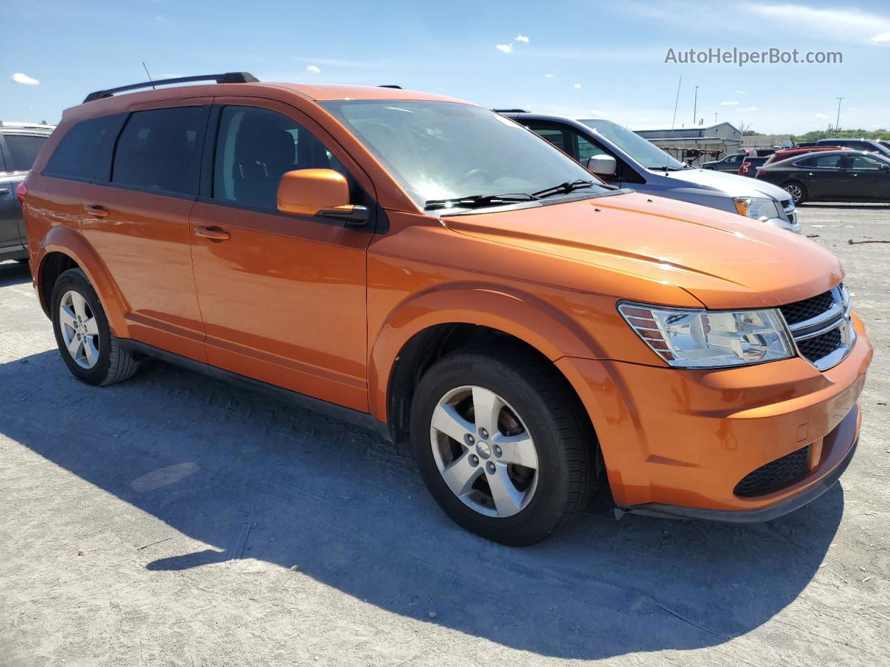 2011 Dodge Journey Mainstreet Оранжевый vin: 3D4PG1FG3BT506693