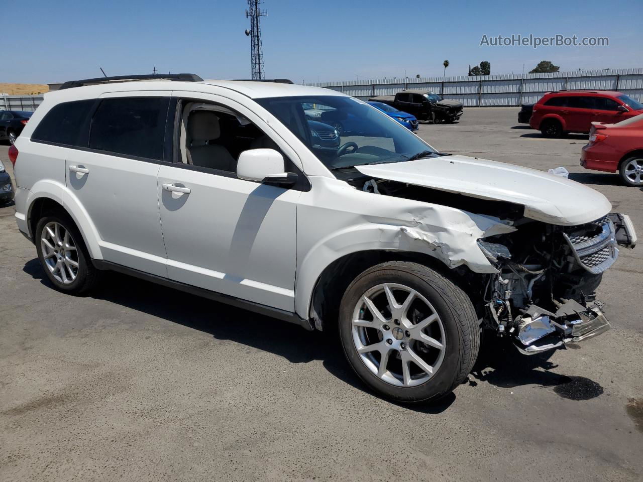 2011 Dodge Journey Mainstreet White vin: 3D4PG1FG3BT540939