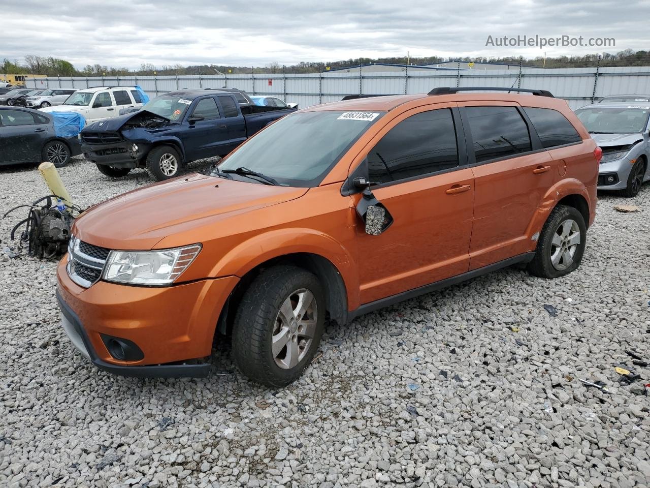 2011 Dodge Journey Mainstreet Orange vin: 3D4PG1FG3BT543324