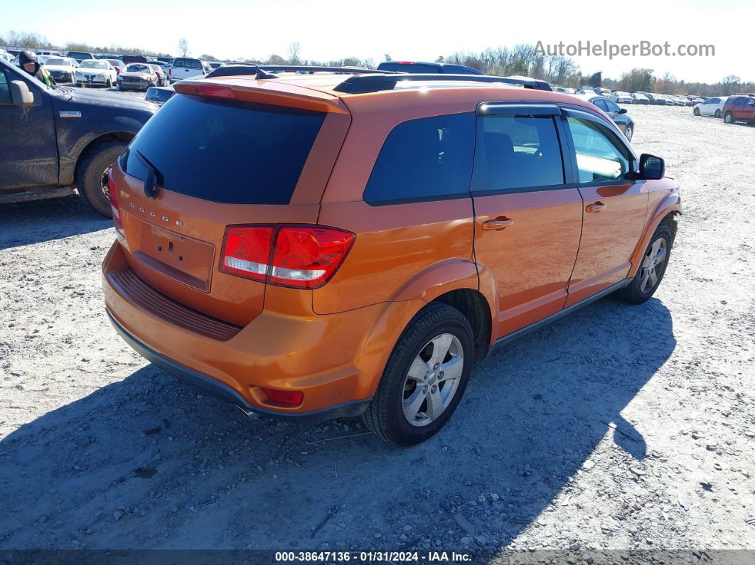 2011 Dodge Journey Mainstreet Оранжевый vin: 3D4PG1FG3BT552380