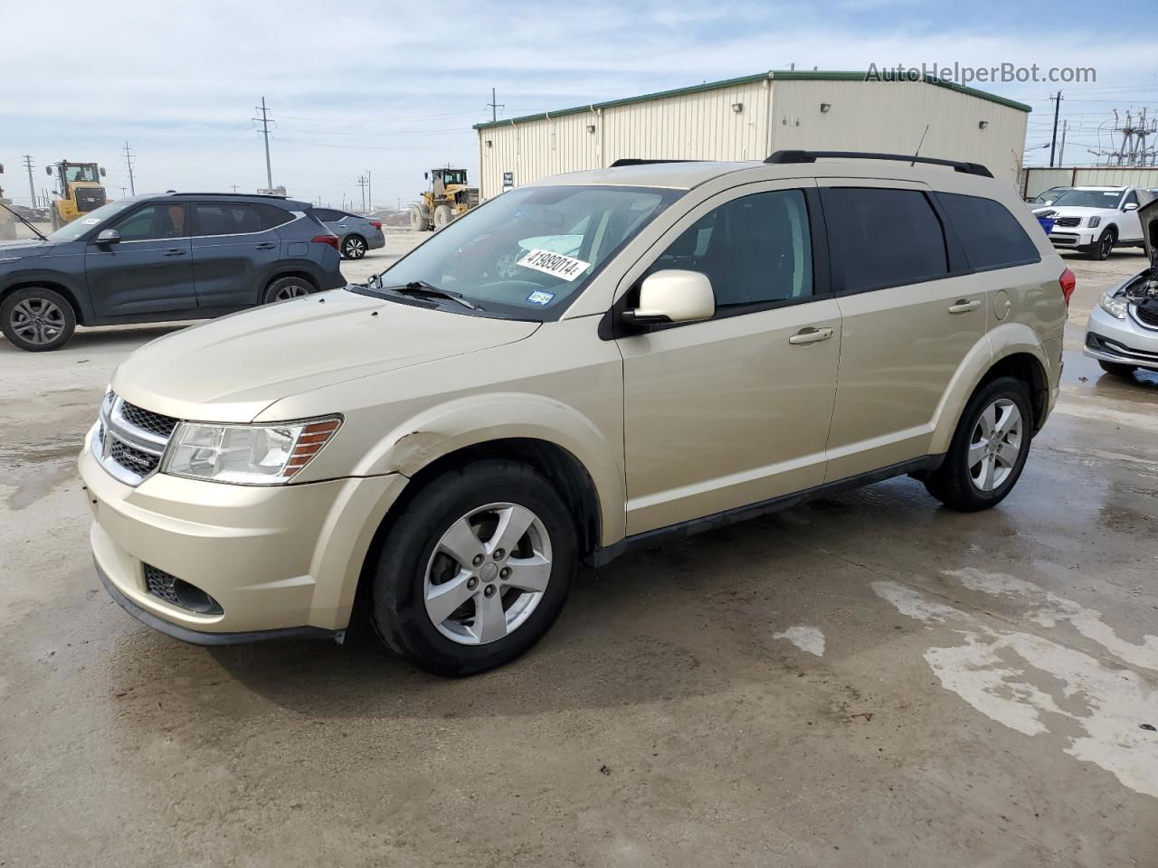 2011 Dodge Journey Mainstreet Желто-коричневый vin: 3D4PG1FG5BT501169