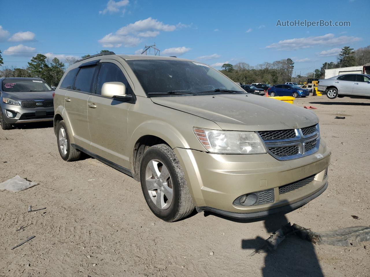 2011 Dodge Journey Mainstreet Желто-коричневый vin: 3D4PG1FG5BT517453