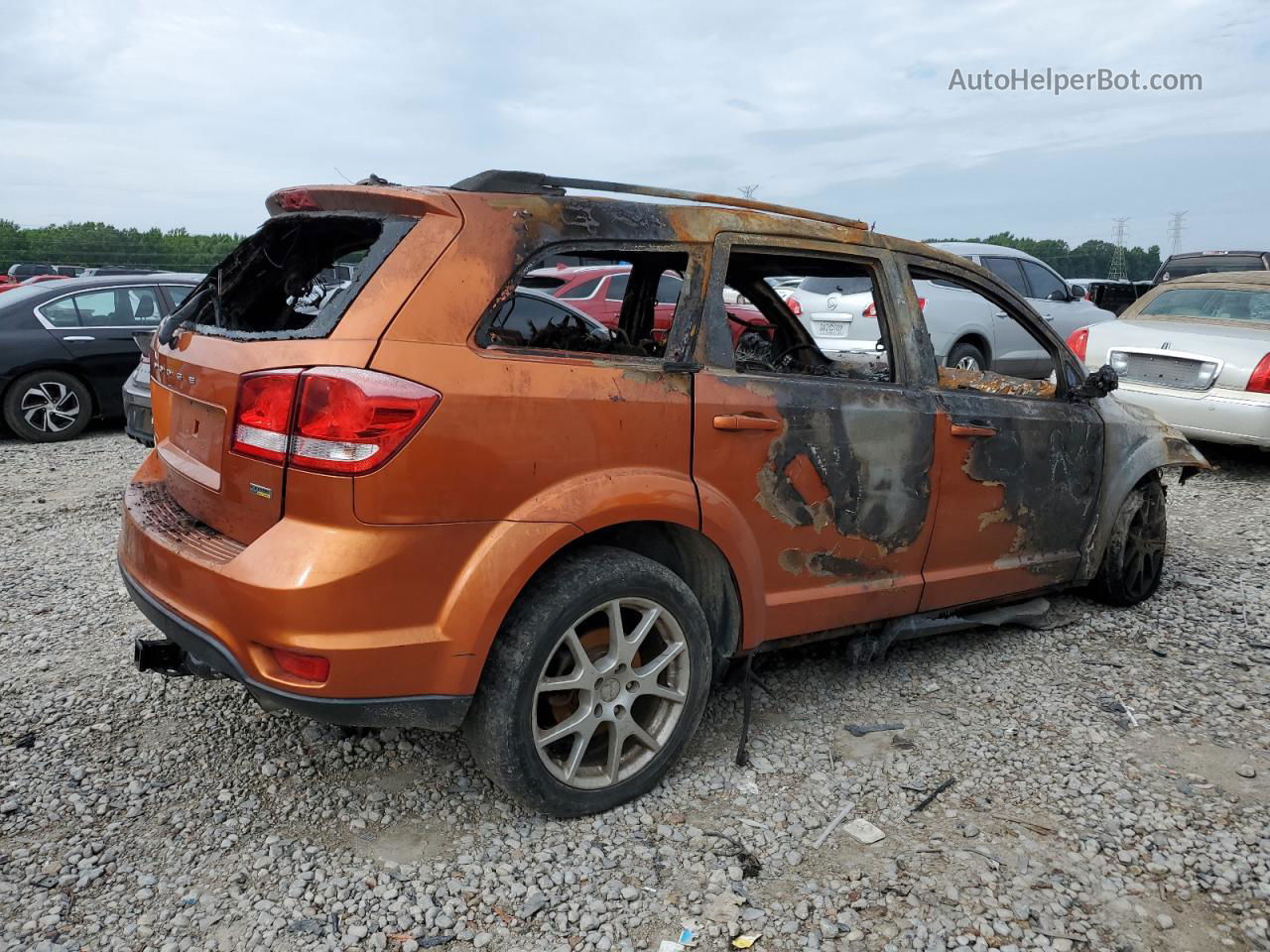 2011 Dodge Journey Mainstreet Orange vin: 3D4PG1FG5BT538738