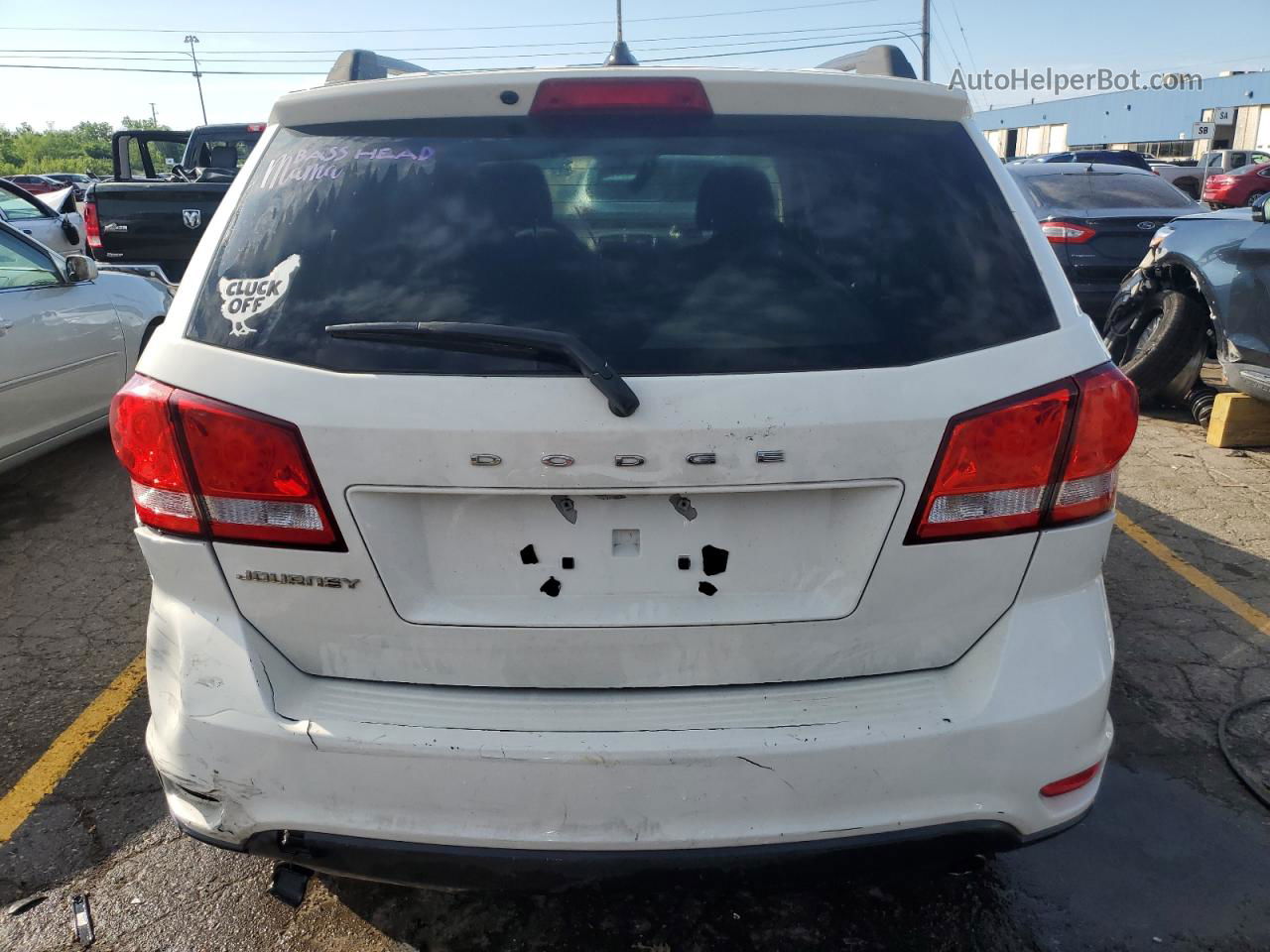 2011 Dodge Journey Mainstreet White vin: 3D4PG1FG6BT552325