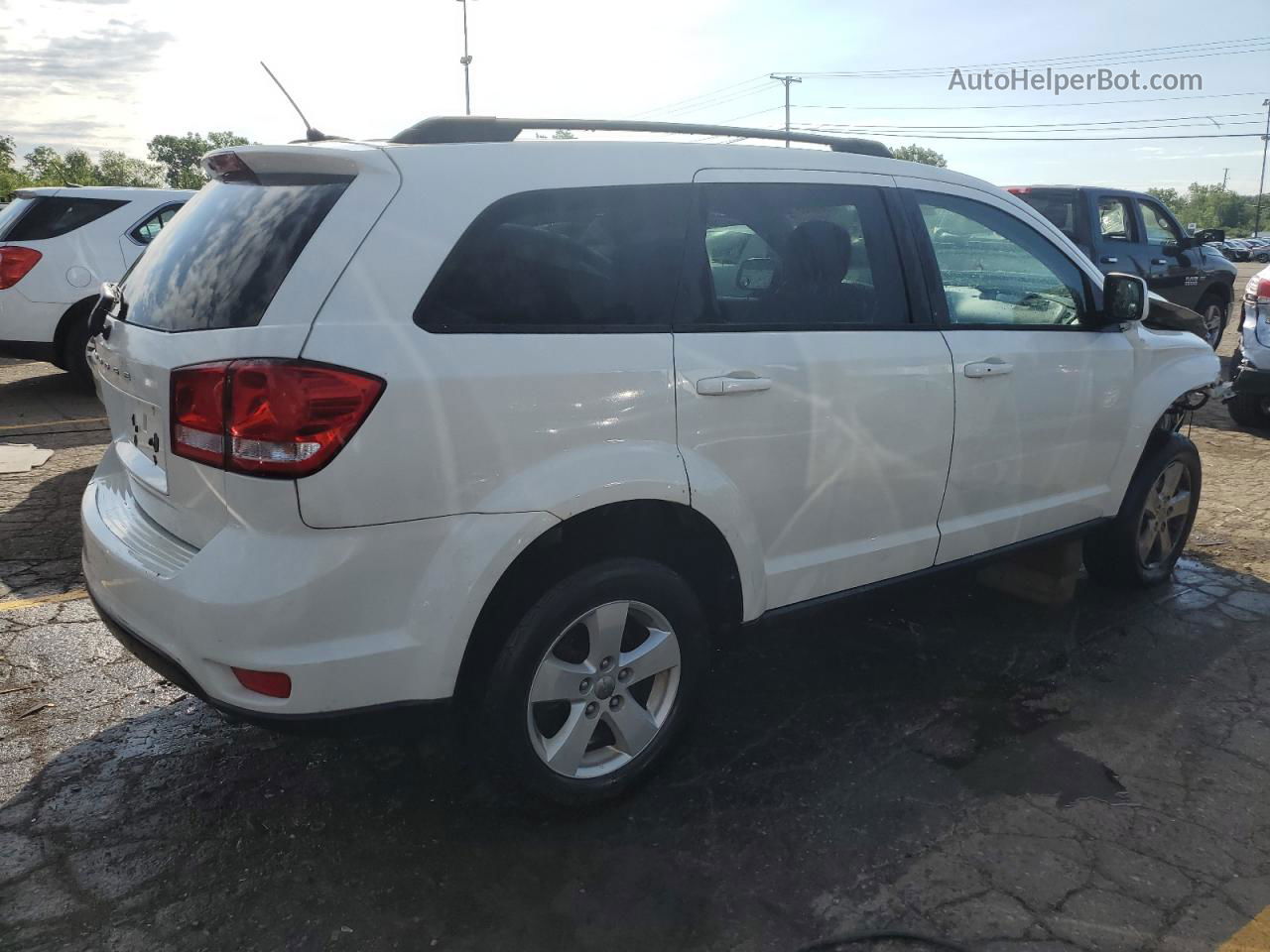 2011 Dodge Journey Mainstreet White vin: 3D4PG1FG6BT552325