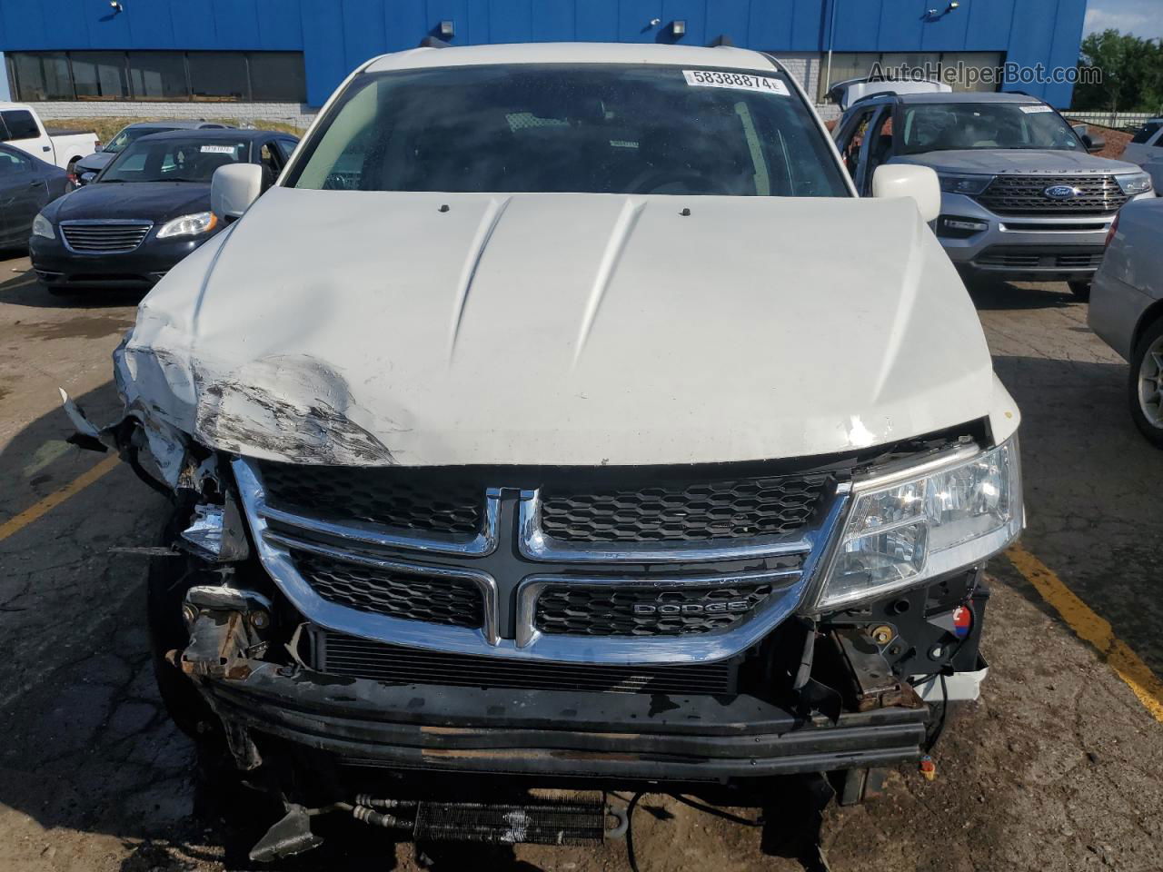 2011 Dodge Journey Mainstreet White vin: 3D4PG1FG6BT552325